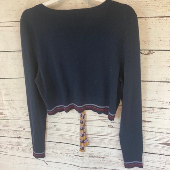 Maeve Loretta cropped tie neck sweater - Picture 9 of 9